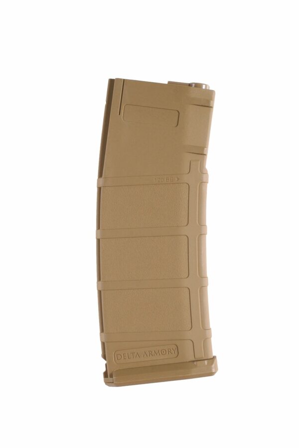 Chargeur M4/AR15 Mid-Cap Polymère tan 120 billes DELTA ARMORY – Image 3