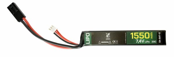 Batterie LiPo 7,4V 1550mAh Tamiya DELTA ARMORY – Image 2