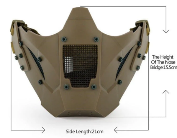 Masque tactique Iron Warrior tan GUERILLA – Image 5