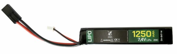 Batterie LiPo 7,4V 1250mAh Tamiya DELTA ARMORY – Image 2