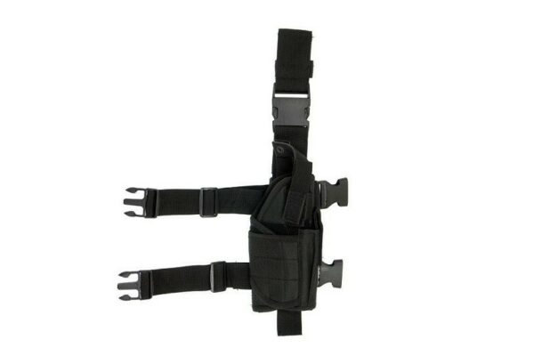 Holster de cuisse droitier Tornado noir DELTA ARMORY