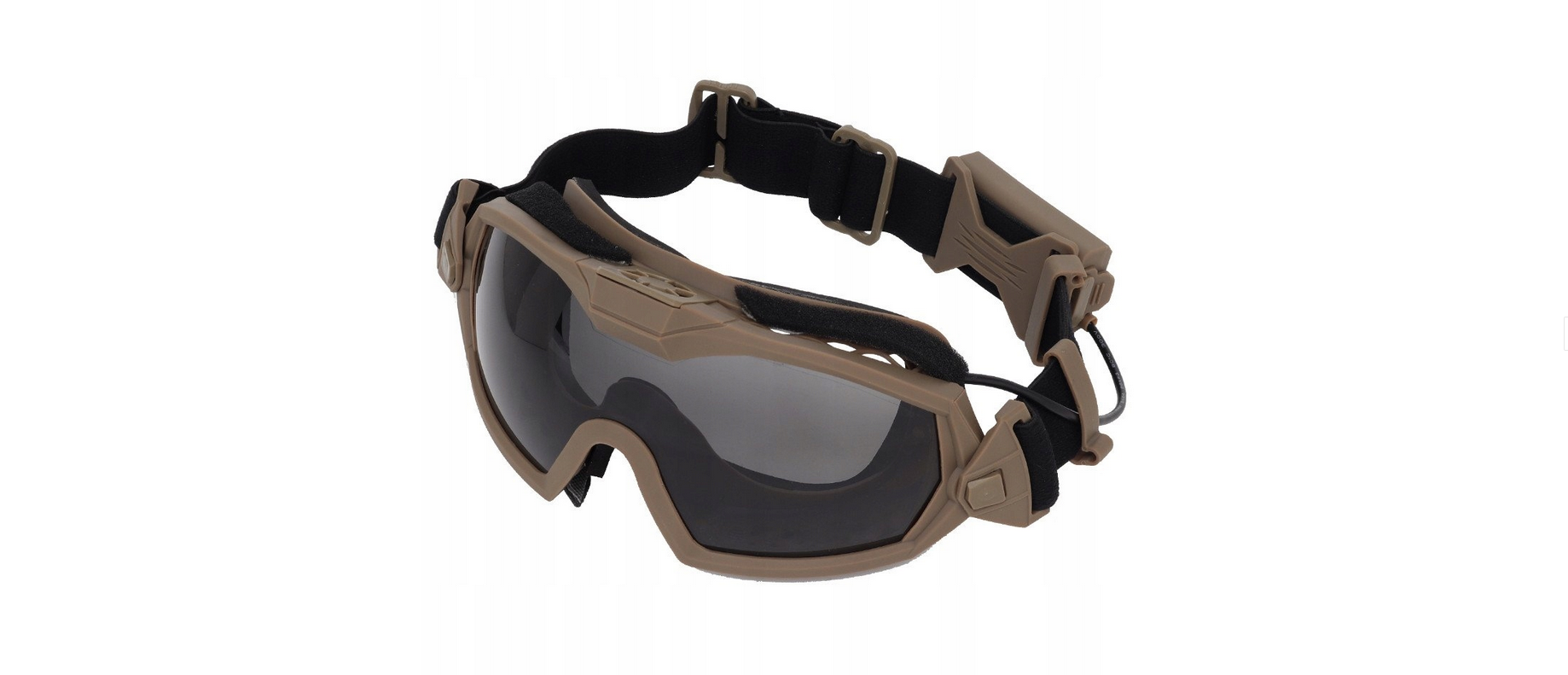 Masque de protection anti-buée tan (ventilateur intégré) GUERILLA – Image 2