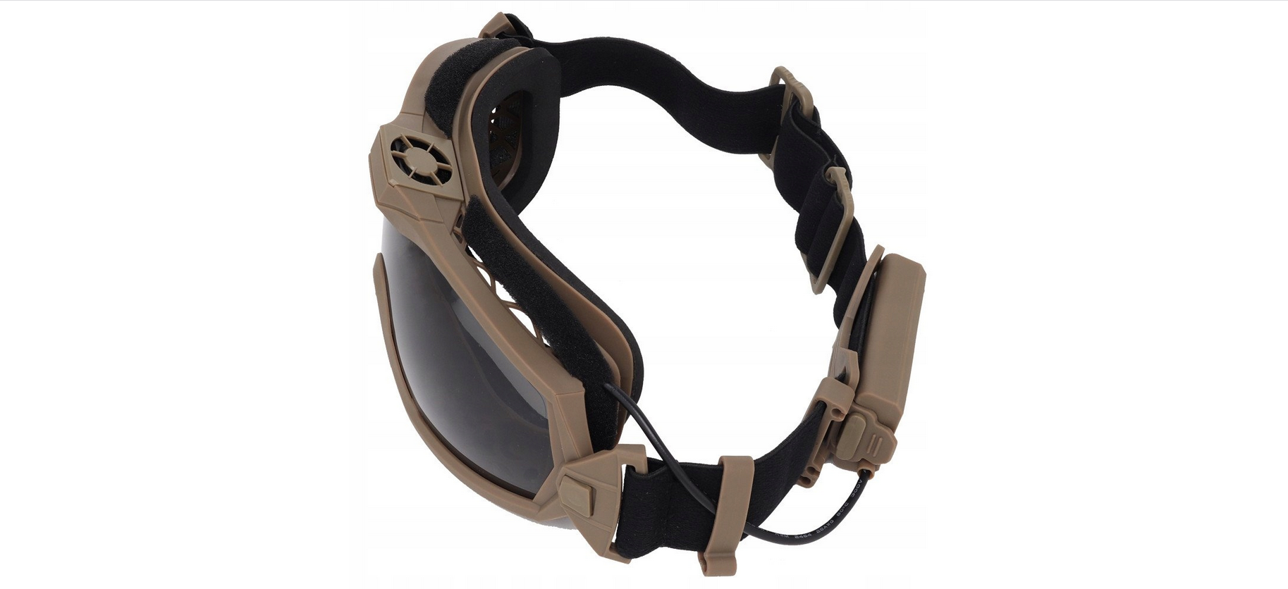 Masque de protection anti-buée tan (ventilateur intégré) GUERILLA – Image 4
