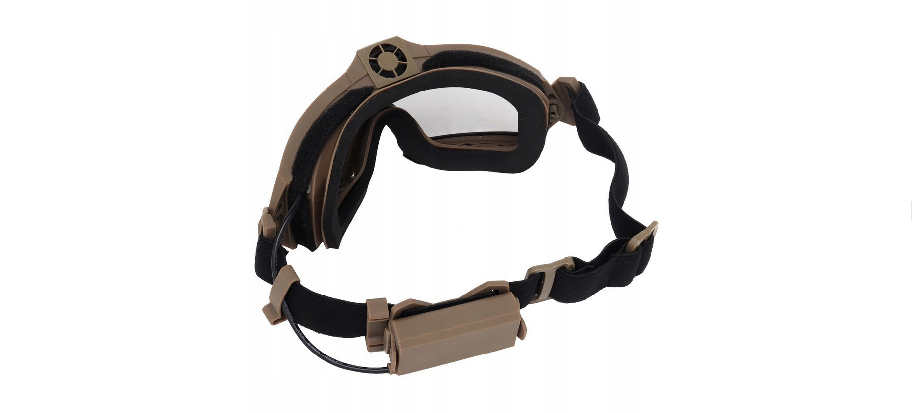 Masque de protection anti-buée tan (ventilateur intégré) GUERILLA – Image 5